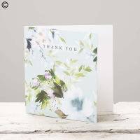 Greetings Card, Thank You - This card is perfect to show someone your gratitude and will be placed in an envelope to go with your gift. The card is 15cm x 15cm (that's roughly 6 inches square).