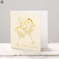 Greetings Card, Congratulations - This card is perfect to convey your congratulations and wish someone well. Your card will be placed in an envelope to go with your gift. The card is 15cm x 15cm