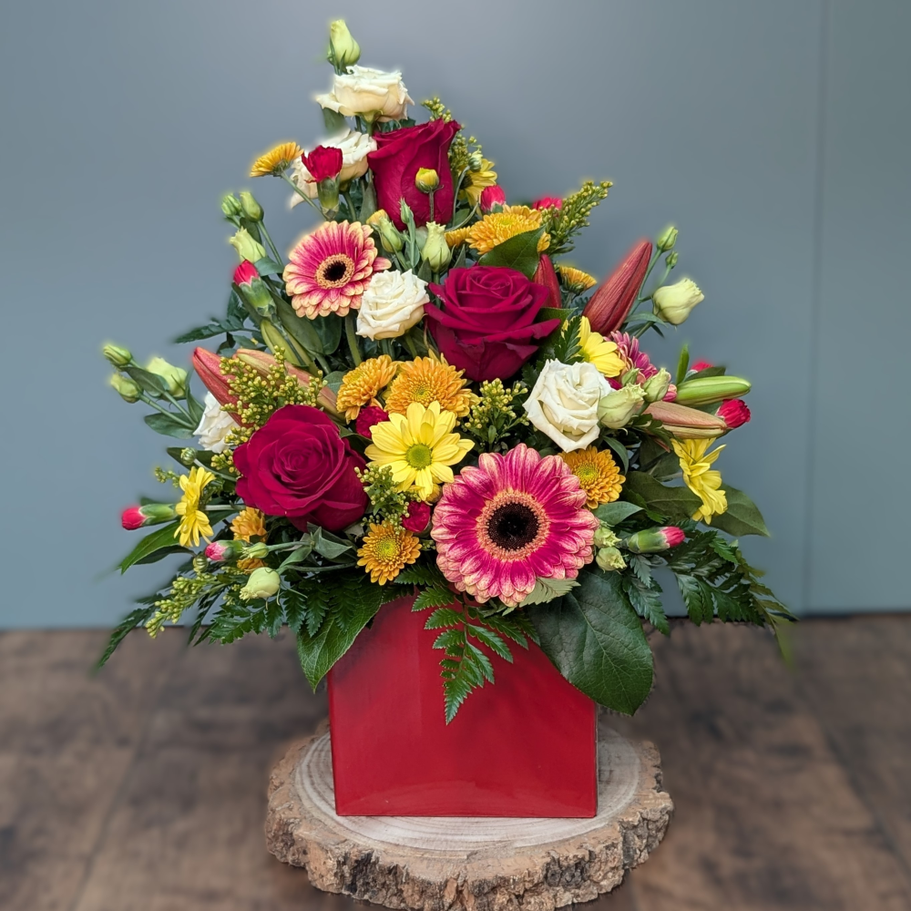 Gift Boxed Arrangement, Brights