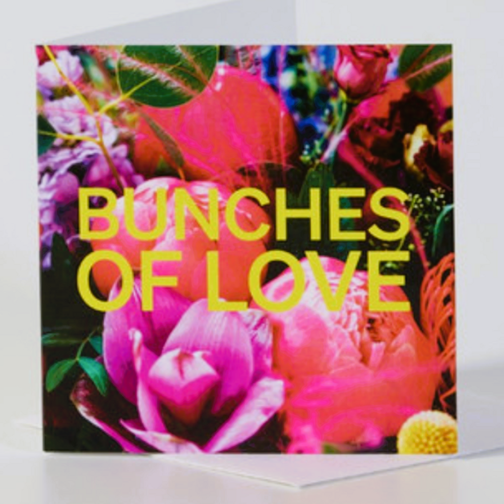 Greetings Card, Bunches of Love