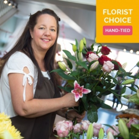 Florist Choice Hand Tied in Water