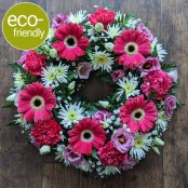 Eco-Funeral Wreath, Bright